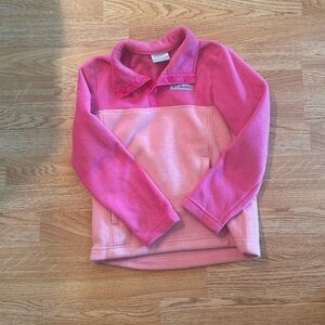 EUC quarter snap fleece pull over. Columbia.